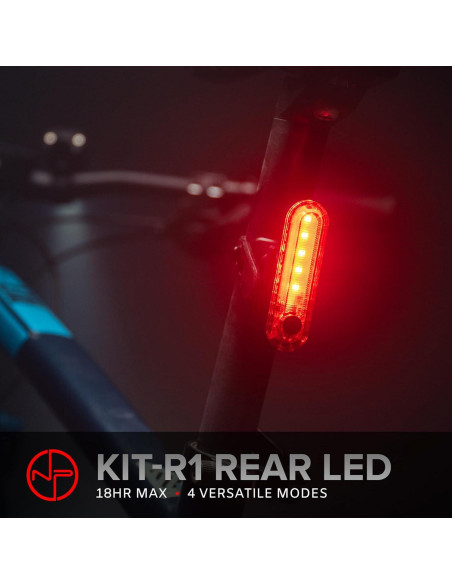 Bocina de Bicicleta ZIREN NP NIGHT PROVISION 120-140dB LED IPX4