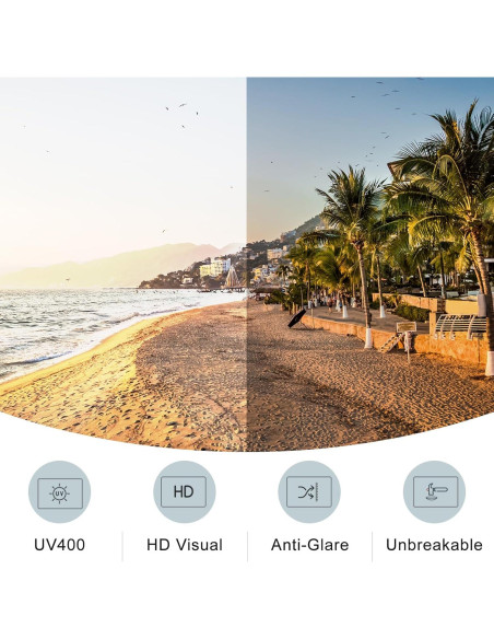 Gafas de sol CARFIA UV400 polarizadas para mujeres CA5100