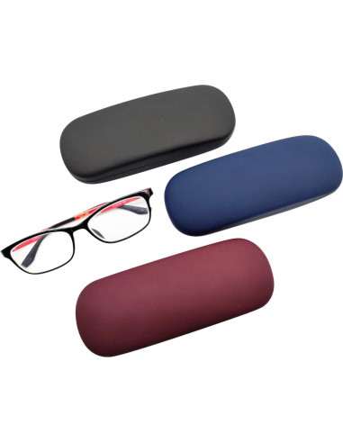Estuche Protector Duro para Gafas HSYMQ 3Pack Unisex 19.1x16.3cm