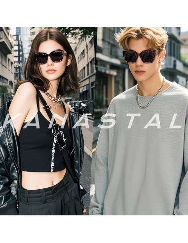 Gafas de Sol KANASTAL Polarizadas UV400 Unisex Diseño Cuadrado