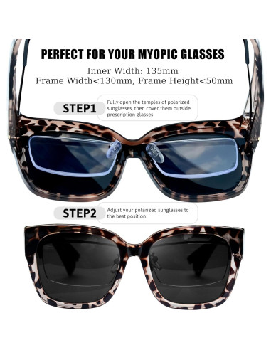 Gafas de Sol KANASTAL Polarizadas UV400 Unisex Diseño Cuadrado