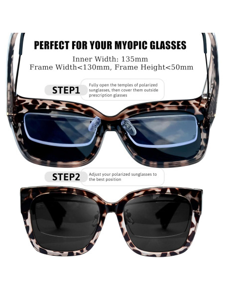 Gafas de Sol KANASTAL Polarizadas UV400 Unisex Diseño Cuadrado