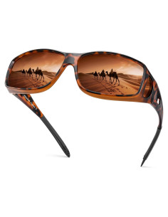 Gafas de sol polarizadas Peekaco UV400 para gafas recetadas