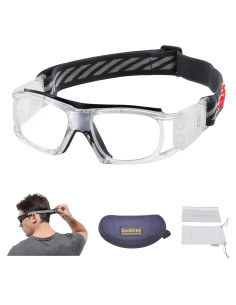 Gafas Deportivas Unisex Antivaho para Baloncesto y Fútbol