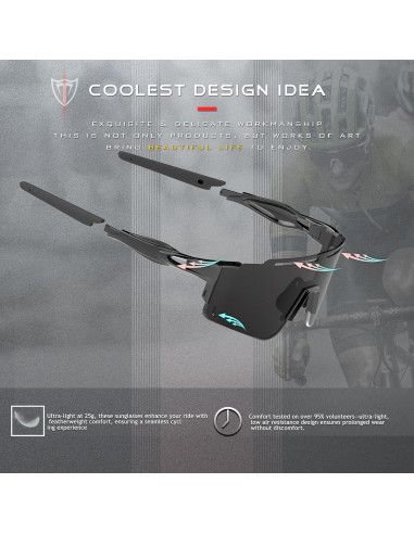 Gafas de sol ATTCL UV 400 para ciclismo y deportes
