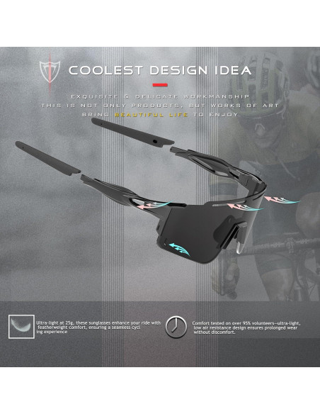 Gafas de sol ATTCL UV 400 para ciclismo y deportes