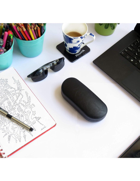 Estuche Duro para Gafas MiEstucheDeGafas - Negro con Bolsa