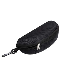 Estuche Duro Impermeable para Gafas de Sol Negro 17x7.5cm