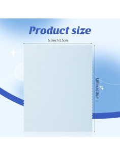 300 Paños de Microfibra Leelosp para Limpieza de Gafas 2