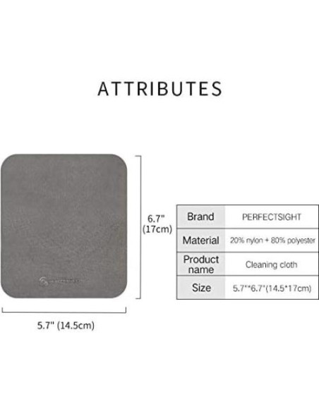 Paños de Microfibra PERFECTSIGHT 4 Pzs para Limpieza