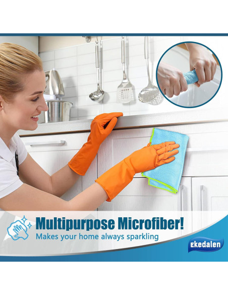 Paño de limpieza Ekedalen 30x40 cm sin pelusa, paquete de 8