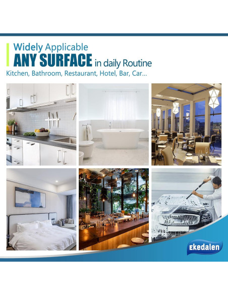 Paño de limpieza Ekedalen 30x40 cm sin pelusa, paquete de 8