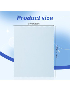 200 Paños de Microfibra Treela para Limpiar Gafas y Pantallas 2