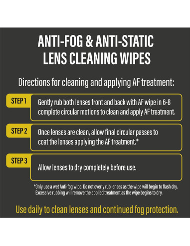 Toallitas de limpieza Hilco 100 unidades antiempañantes