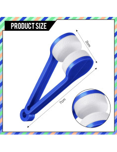 Limpiadores de Gafas Konohan 40 Pcs Microfibra Clip 2