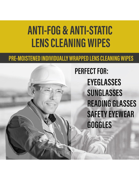 Toallitas de limpieza Hilco 100 unidades antiempañantes