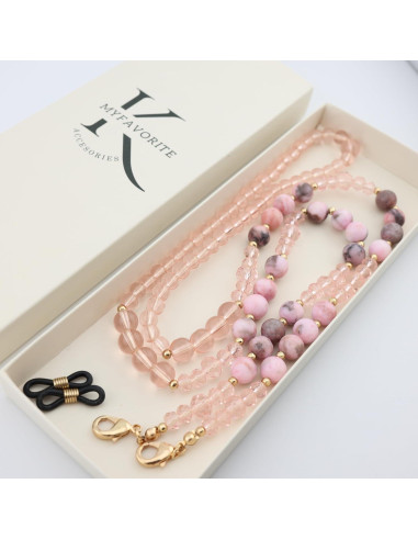 Cadena de Gafas de Piedra Preciosa para Mujeres - Lanyard Chic