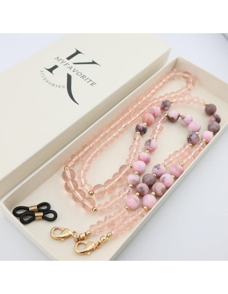 Cadena de Gafas de Piedra Preciosa para Mujeres - Lanyard Chic