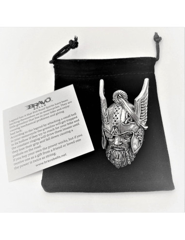 Campana de Motocicleta Bravo Bells Odin 3.81cm Buen Suerte