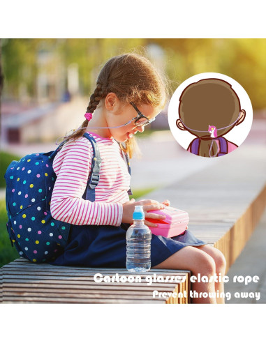 Cinta para Gafas Niños 10 Pcs Unicornio Ajustable