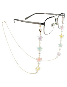 Cadena de Gafas Elegante para Mujeres - Estilo Estrella Dorada