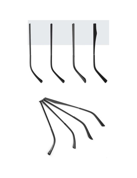 Brazos de Reemplazo Fendawn para Gafas 4 mm Negro