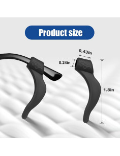 Agarraderas para Gafas TOPOPTIC 20 Pares Silicona Antideslizante 2