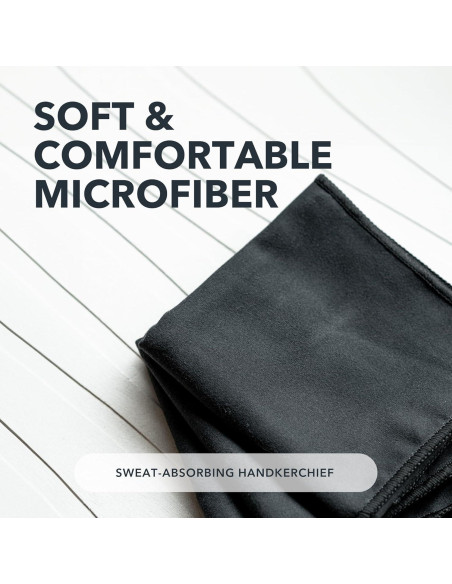 Pañuelos de Microfibra SweatBlock 38x38 cm 3 Unidades Negro