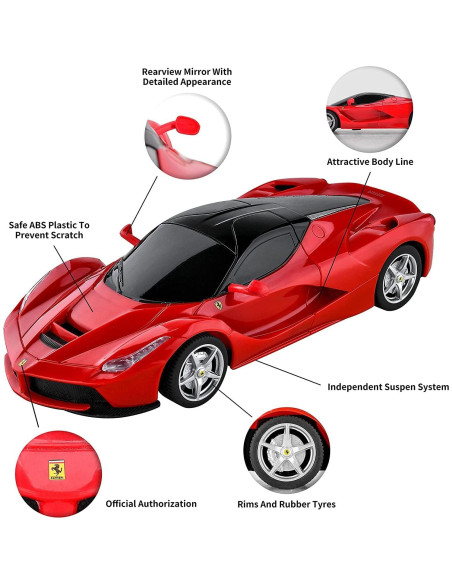 Coche RC Ferrari LaFerrari 1:24 Control Remoto Eléctrico