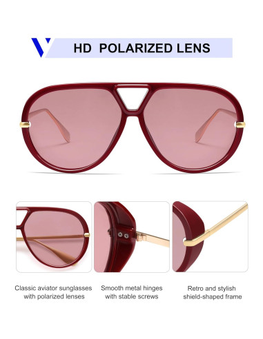 Gafas de sol aviador polarizadas VANLINKER VL9798 UV400