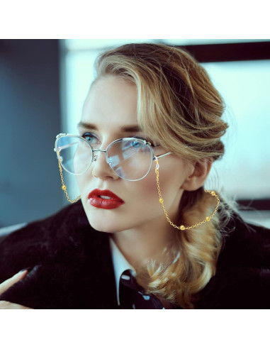 Cadenas para Gafas ONESING 4 Pcs Ajustables Multicolor