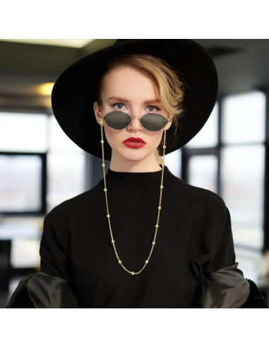 Cadenas para Gafas ONESING 4 Pcs Ajustables Multicolor