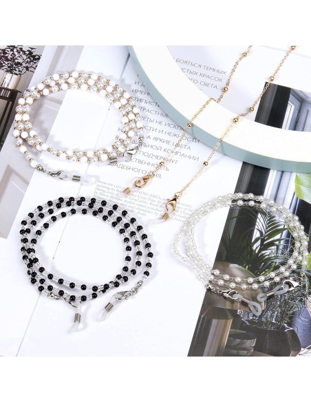 Cadenas para Gafas ONESING 4 Pcs Ajustables Multicolor