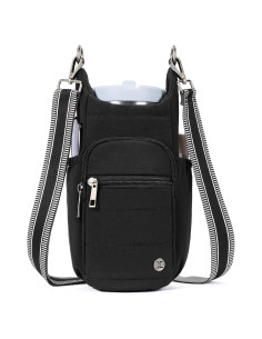 Soporte para Botella de Agua Telena Bandolera Acolchada Negro