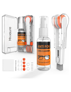 Kit de limpieza de gafas Maxsure con spray y paño