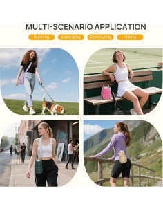 Soporte para Botella de Agua Telena Bandolera Acolchada Negro 2