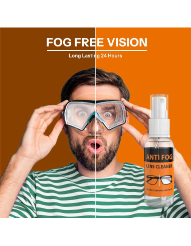 Kit de limpieza de gafas Maxsure con spray y paño