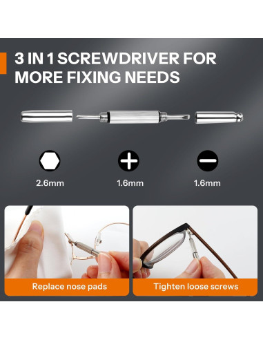 Kit de limpieza de gafas Maxsure con spray y paño