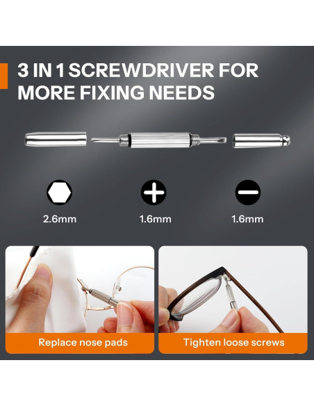 Kit de limpieza de gafas Maxsure con spray y paño