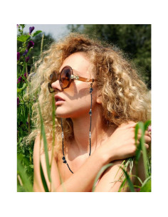 Cadena para Gafas Dorada con Cuentas - 69 cm - Estilo Único 2