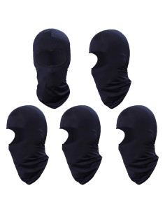 Paquete de 5 Mascarillas Balaclava Hombre UV a Prueba de Polvo