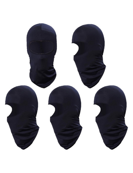Paquete de 5 Mascarillas Balaclava Hombre UV a Prueba de Polvo