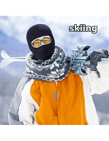 Paquete de 5 Mascarillas Balaclava Hombre UV a Prueba de Polvo