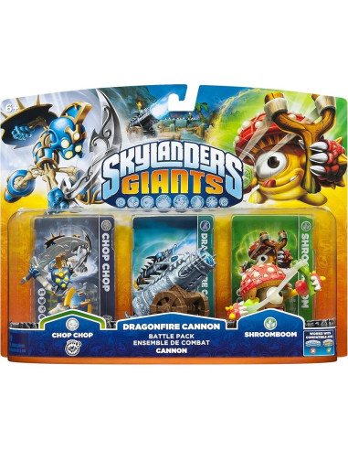 Paquete de Batalla Skylanders Giants - Cañón de Fuego de Dragón Chop Chop Shroomboom