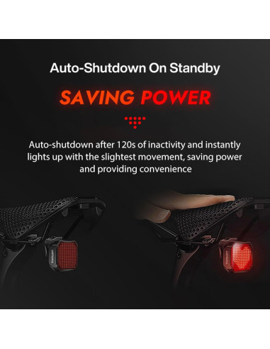 Luz Trasera Inteligente URTOPIA WT28 LED Recargable IP66