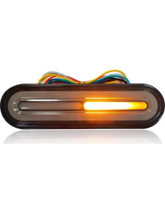 Luz LED Doble Color BlyilyB para Motocicleta 12-80V 2