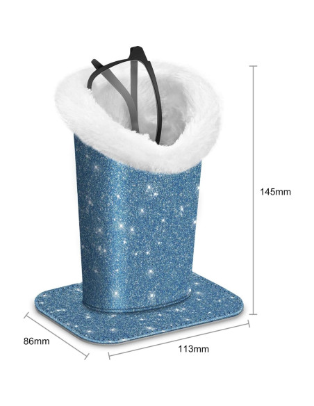 Soporte de Gafas Fintie Azul Brillante Antirayaduras