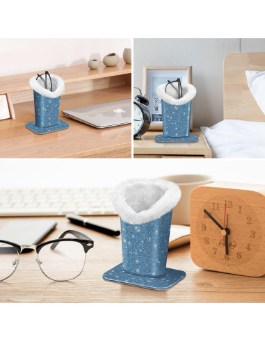 Soporte de Gafas Fintie Azul Brillante Antirayaduras