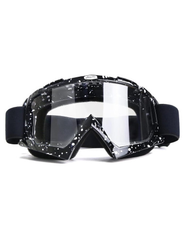 Gafas de Motocross JAMIEWIN Lente Clara Anti Niebla UV400