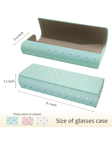 Estuche Duro para Gafas HSYMQ 3PCS Colores Variados